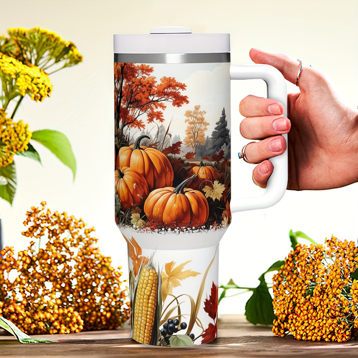 Travel Accessories Ideas - 1 stuk 40oz geïsoleerde beker met