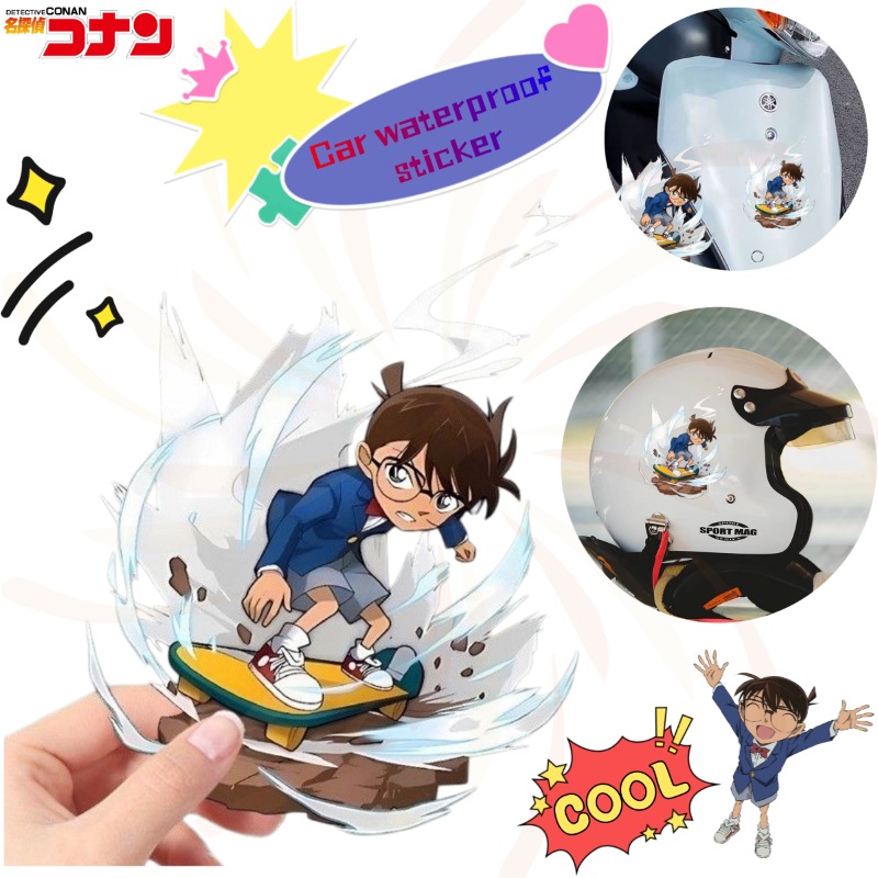 Luggage Cover Protector - Detective Conan Cartoon Skateboard Stickers, waterdichte