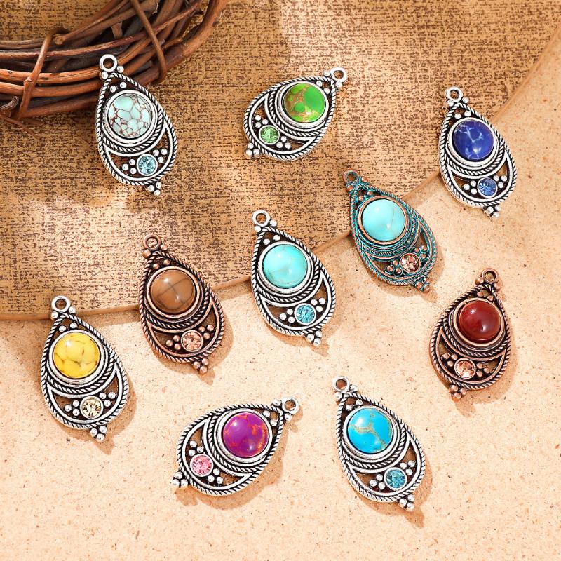 Travel Accessories Jewelry - Etnische vintage bohemian stenen sieraden charme