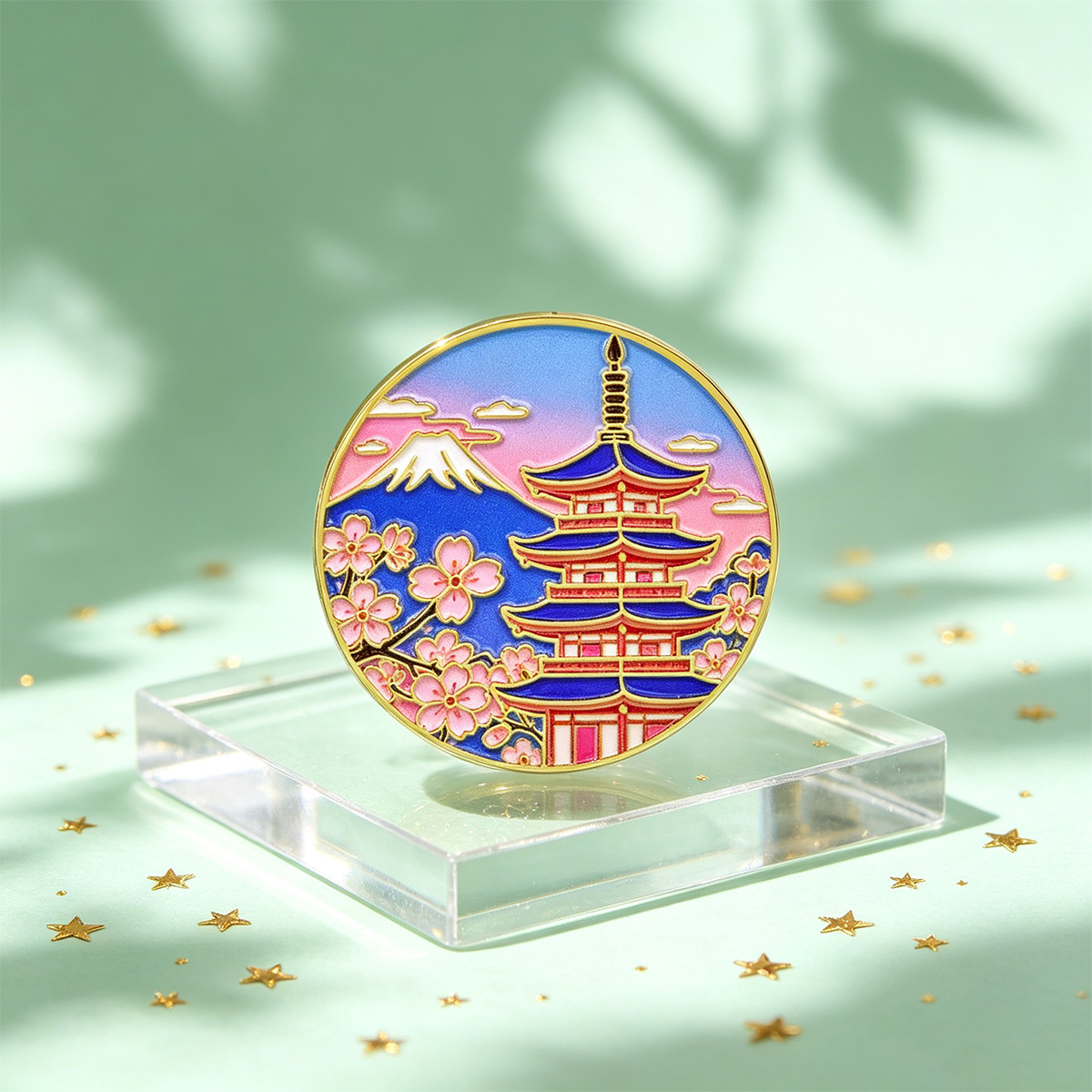 Japanse kersenbloesem emaille  - Travel Accessories Jewelry recensie en prijs