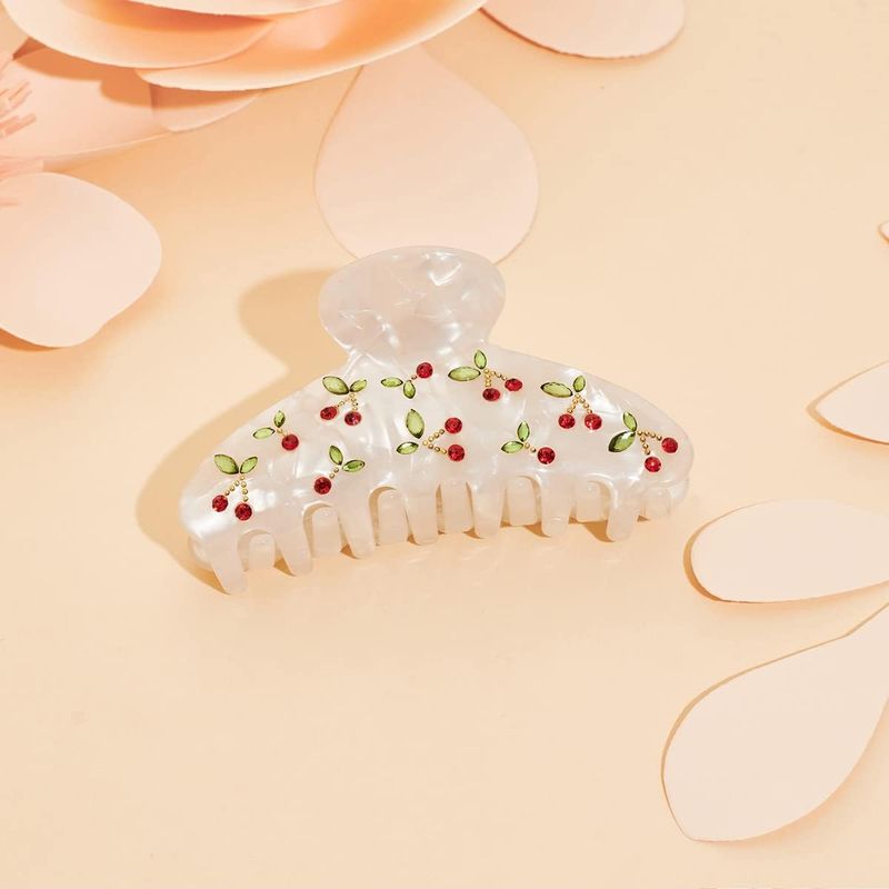 1pc Cherry haarclip, strass, z - Travel Accessories Aesthetic recensie en prijs