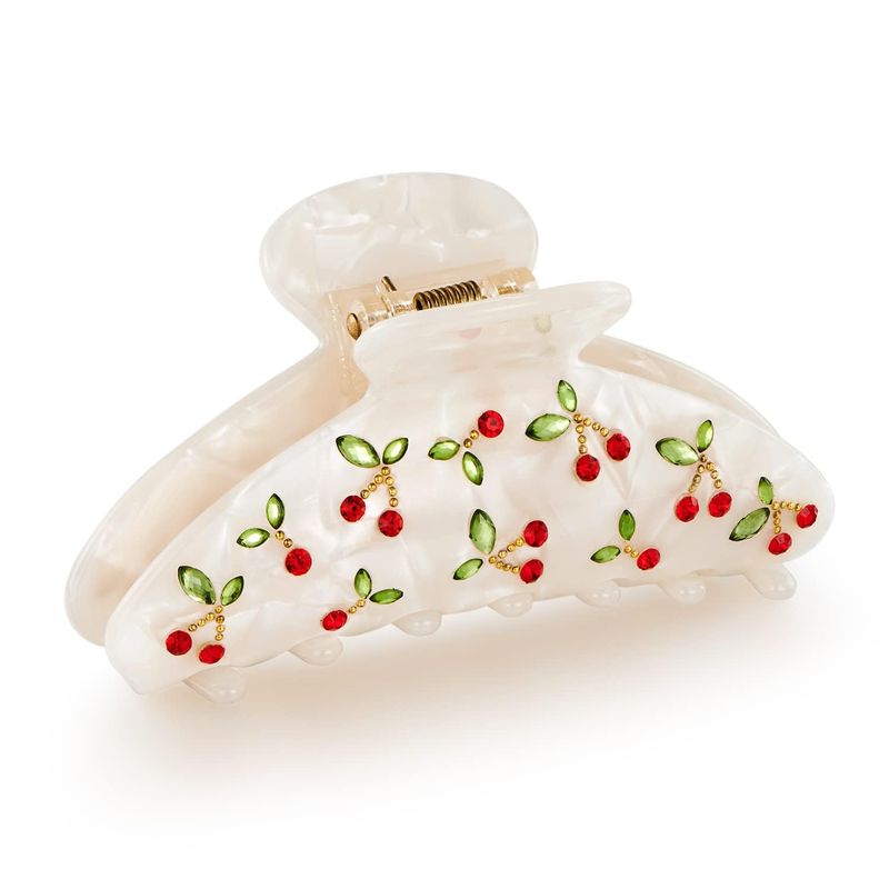 1pc Cherry haarclip, strass, z - Travel Accessories Aesthetic recensie en prijs