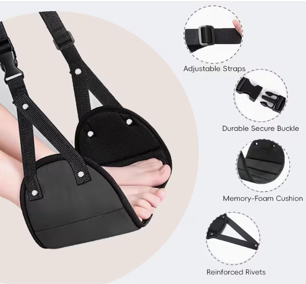 Verstelbare voetensteun met dr - Travel Accessories Long Flight recensie en prijs
