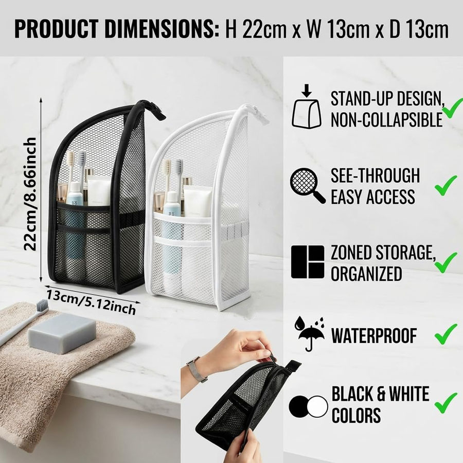 1 stuks draagbare toilettas va - Travel Accessories Organizer Bag recensie en prijs