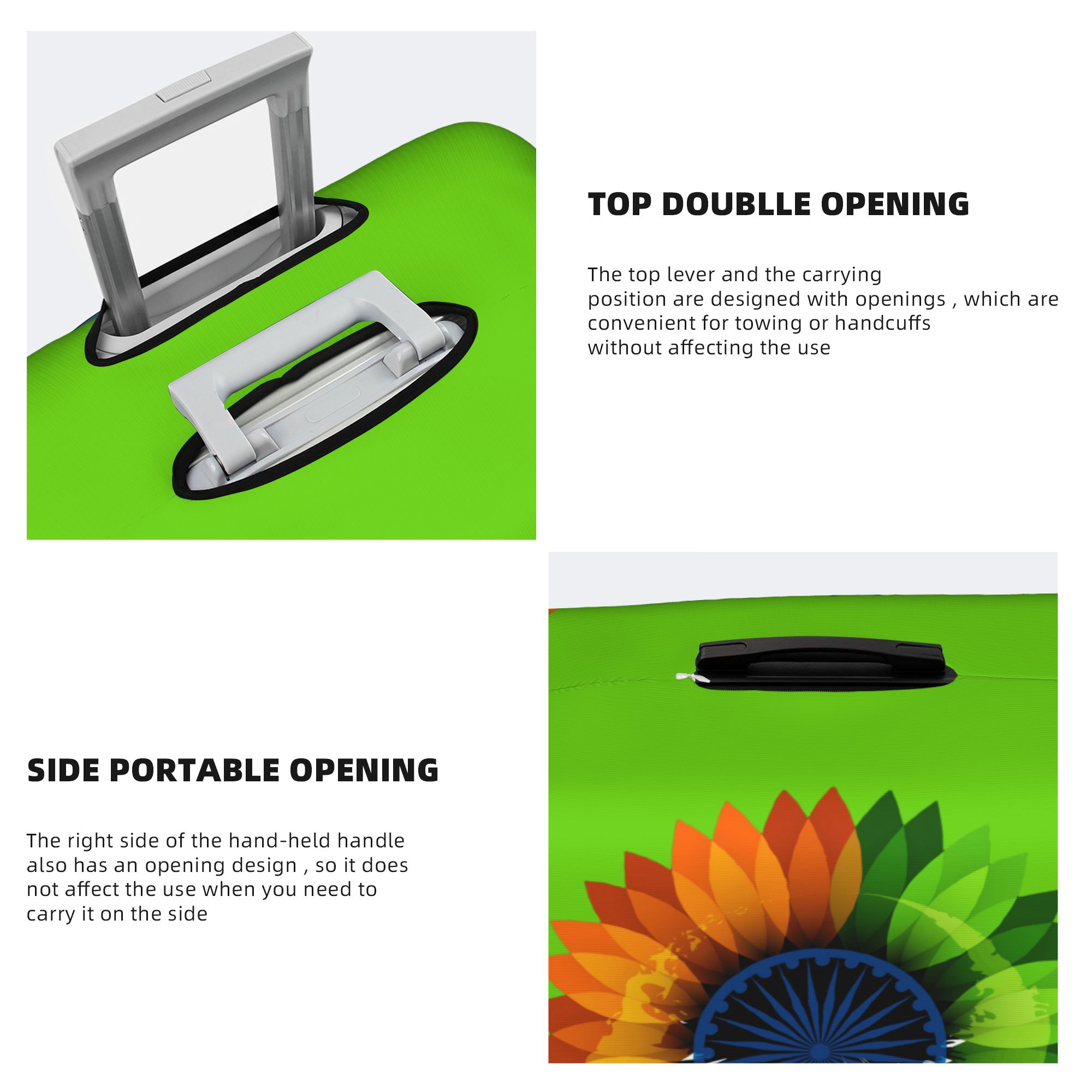 Indias Patriotic Kofferhoes Wa - Travel Accessories India recensie en prijs